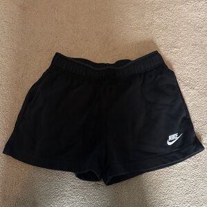 Nike Women's Black Fleece Shorts